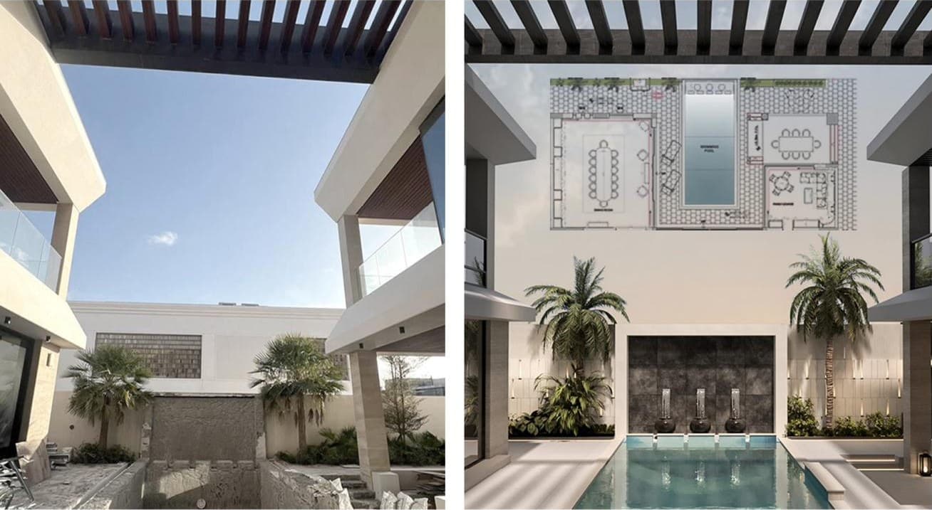 نموذج من تصميم المناظر الطبيعية